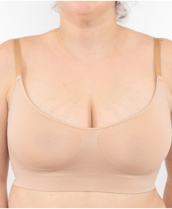 Compression Bra - Nude