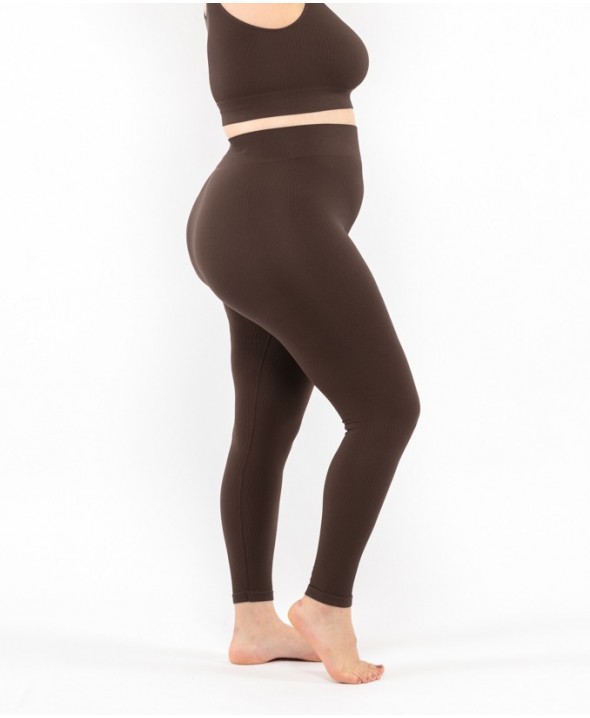 Ribbed Leggings Women Pockets, Sport Leggings, Ribbed Camel, Yoga Pants