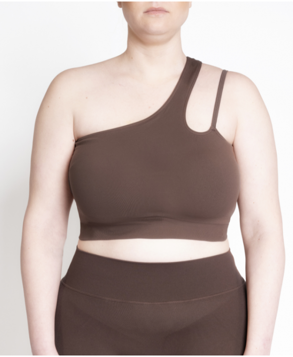 One Shoulders Sports Bra -...