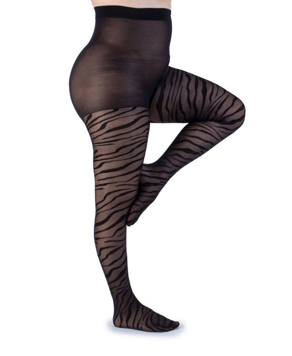 Light Zebra Tights 30 DEN -...