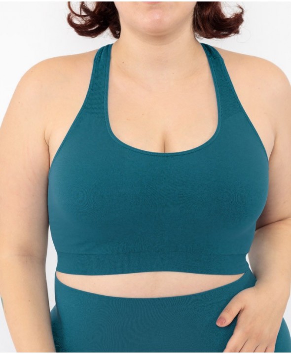 Sport Bralette - Petrol Green