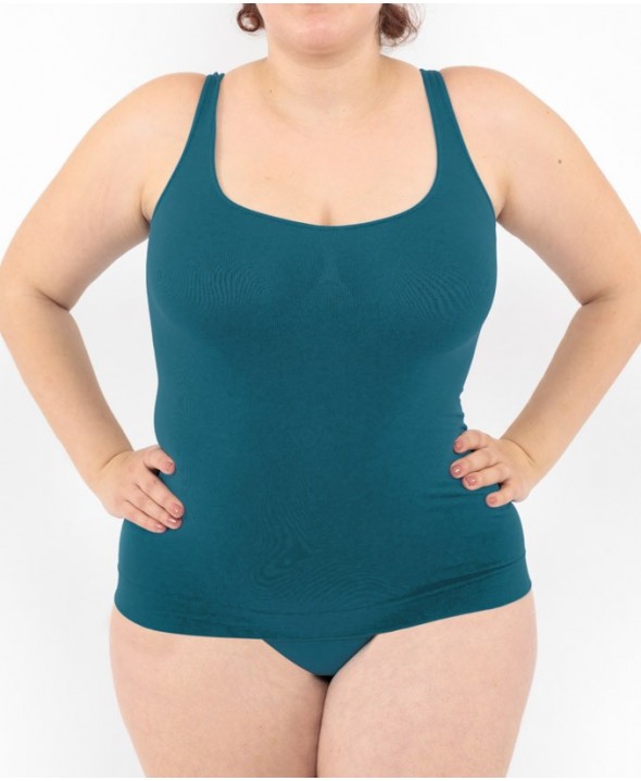 Basic Tanktop  - Petrol green