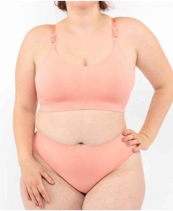 Low Waist Briefs - Coral