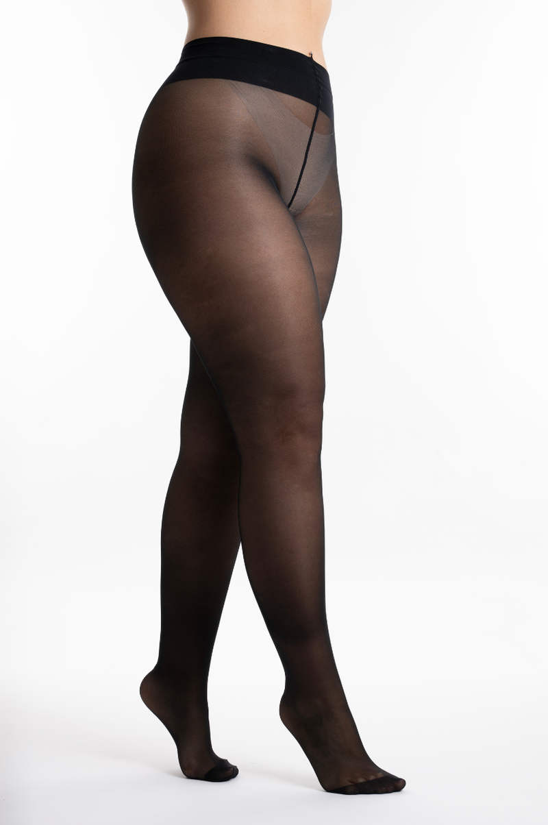 Collant Velato Riposante a Compressione Graduata 40 Den - Nero