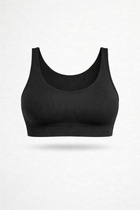 Bralette Costina Nero Curvy per Taglie Forti | Leela Lab