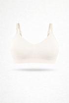 Bralette con Spallini Regolabili Cipria Curvy per Taglie Forti | Leela Lab