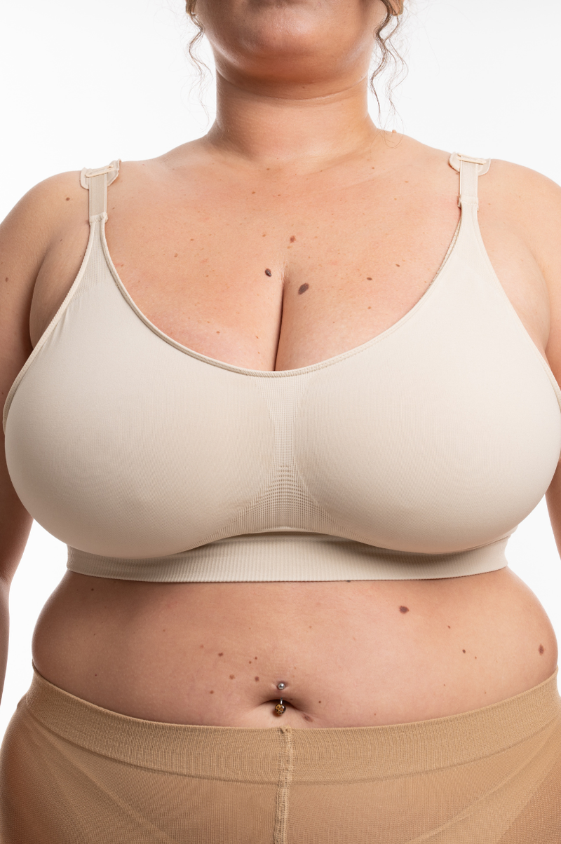 Reggiseno Comfort ad Alto Sostegno - Nude