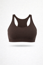 Sport Bralette Caffè Curvy per Taglie Forti | Leela Lab