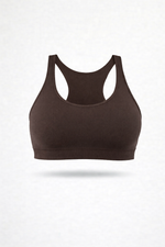 Sport Bralette Caffè Curvy per Taglie Forti | Leela Lab