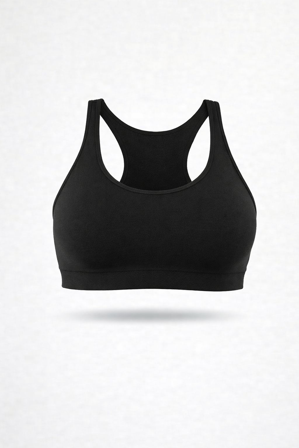 Sport Bralette Nero Curvy per Taglie Forti | Leela Lab