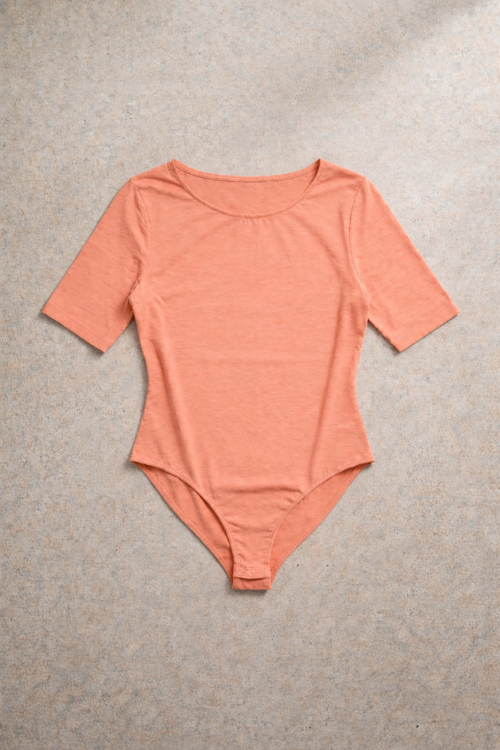Body Manica Corta Corallo Curvy per Taglie Forti | Leela Lab