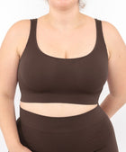Bralette Costina Caffè Curvy per Taglie Forti Plus Size | Leela Lab