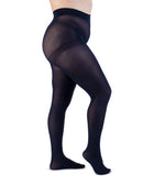 Collant Supermatte Recycled 90 Den Navy Curvy per Taglie Forti | Leela Lab