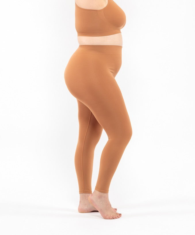 Leggings Cammello Curvy per Taglie Forti Plus Size | Leela Lab