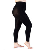Leggings Supermatte in Cashmere 90 DEN Nero Curvy per Taglie Forti | Leela Lab