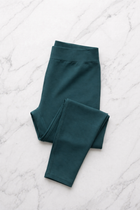Leggings Verde Petrolio Curvy per Taglie Forti | Leela Lab