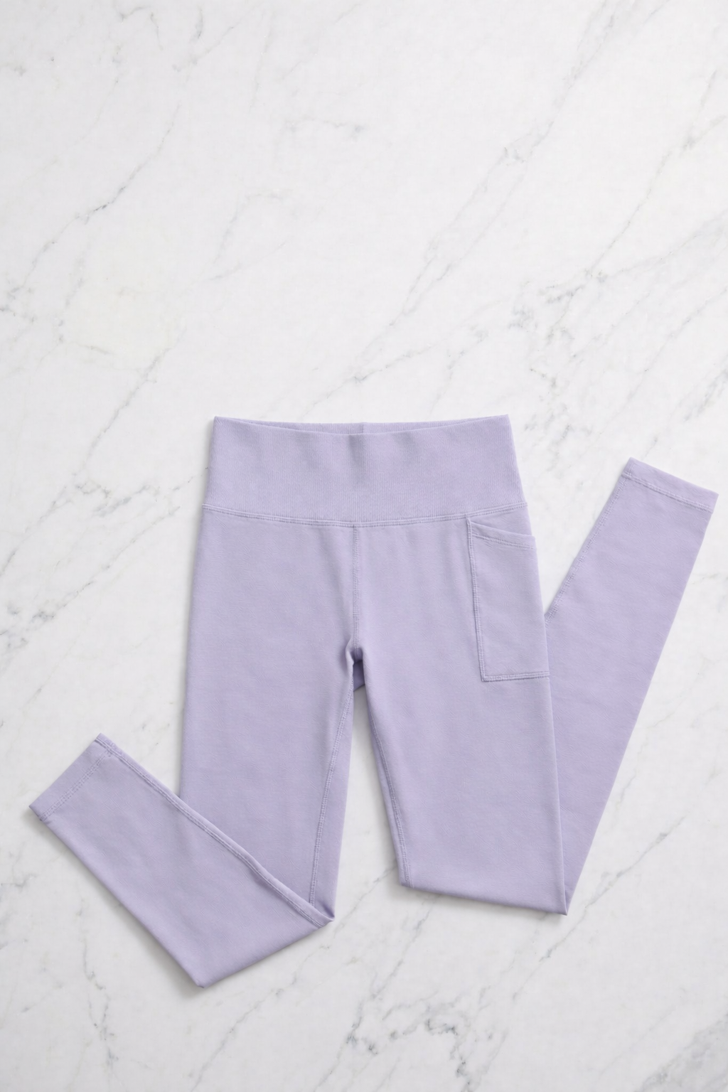 Sports Leggings with Pocket - Lilac