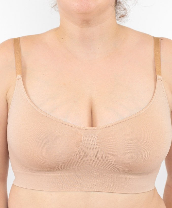 Reggiseno Contenitivo Nude Curvy per Taglie Forti Plus Size | Leela Lab