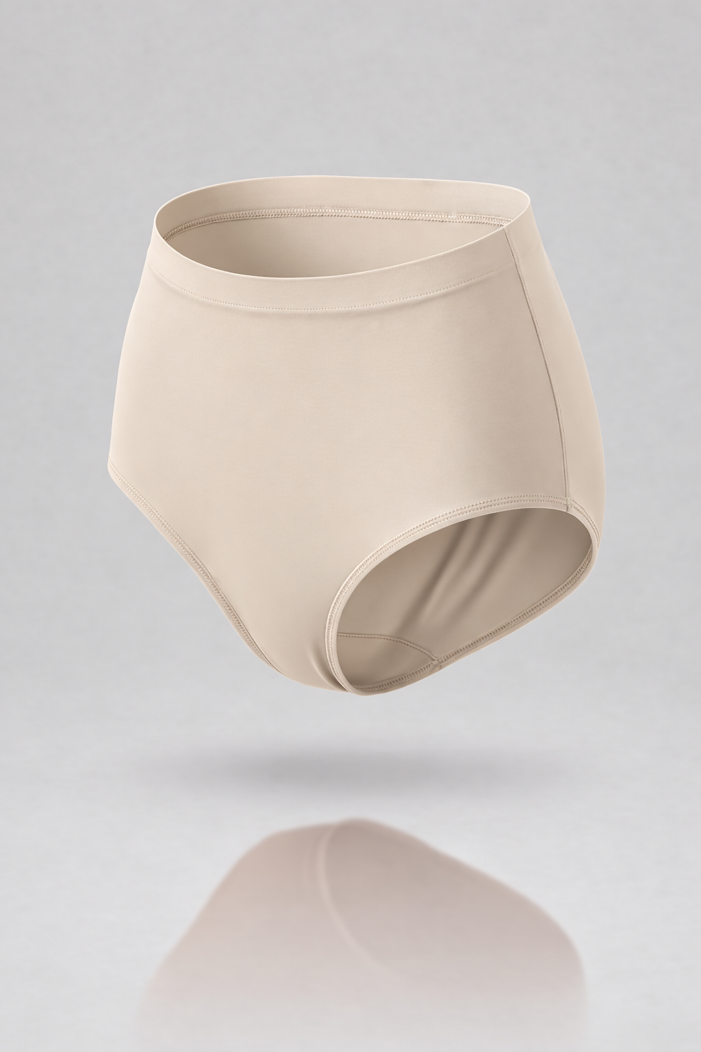 Slip vita alta cipria seamless curvy taglie forti 