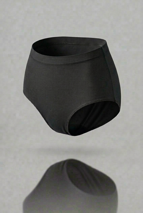 High-Waisted Briefs - Black
